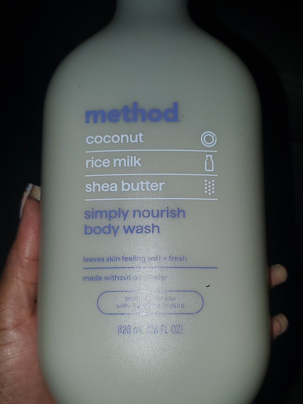 Method Simply Nourish Coconut Body Wash — Cream